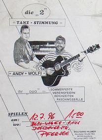  Der letzte Auftritt 1996