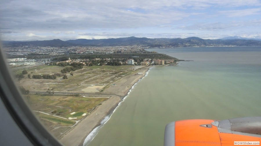 Landung in Malaga