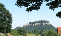  Blick auf die Festung Königstein