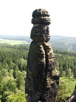  Die berhmteste Felsnadel im Elbsandsteingebirge 