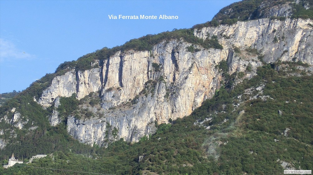 Der Monte Albani Klettersteig