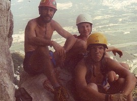  Nach der Durchsteigung Wolfi, Winni, Jochen