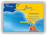 Karte Algarve 