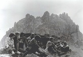 Blick zurck auf das Elfermassiv